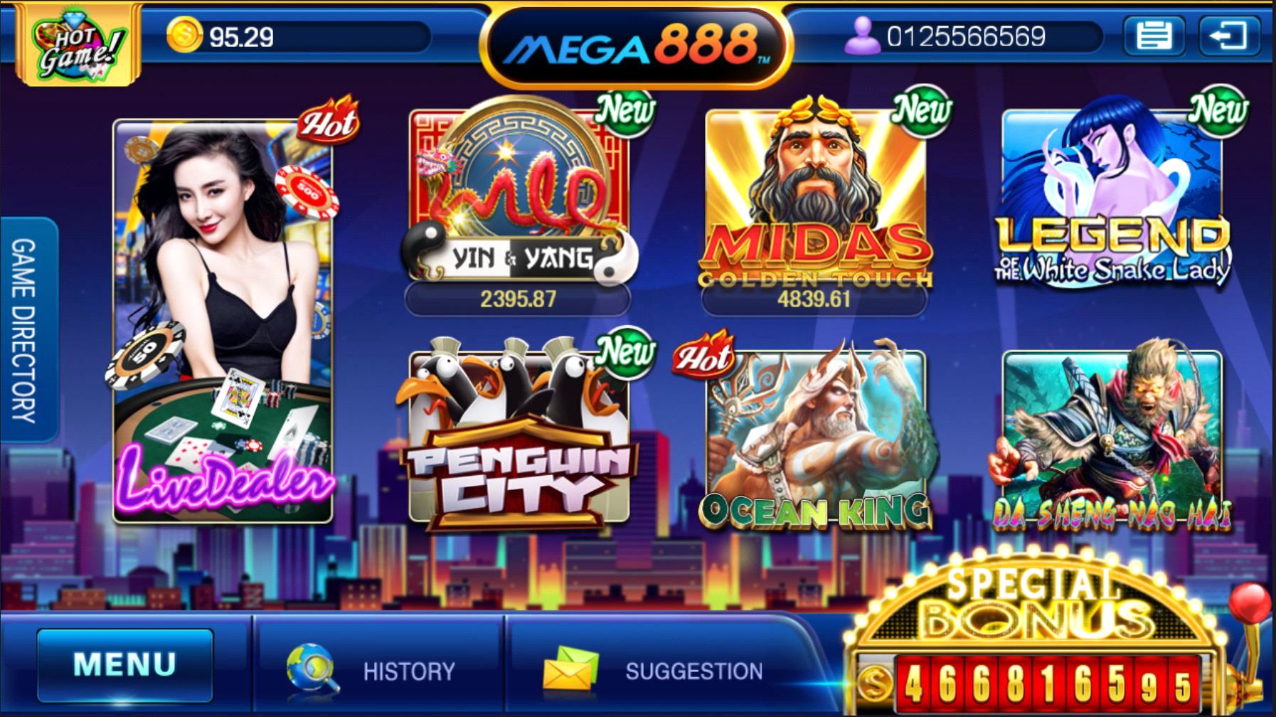 Join MEGA888 Casino for thrilling slots, table games, and massive jackpots! Download the app for Android & iOS now and start winning today.