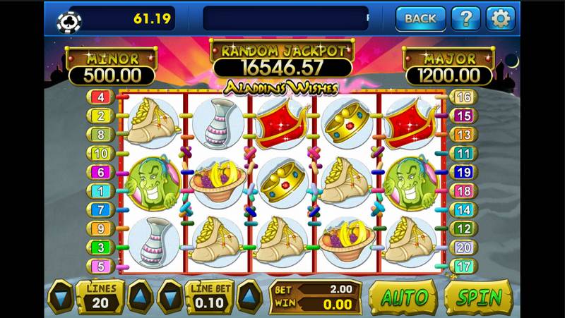 Aladin Wishes slot machine game