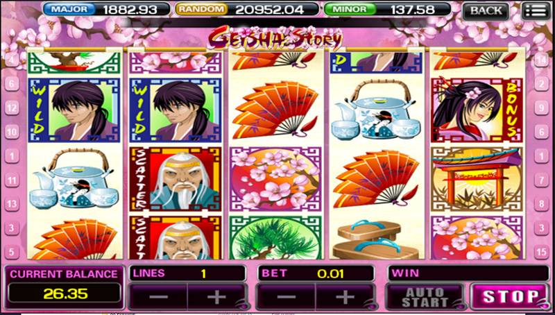 Geisha Story free spins