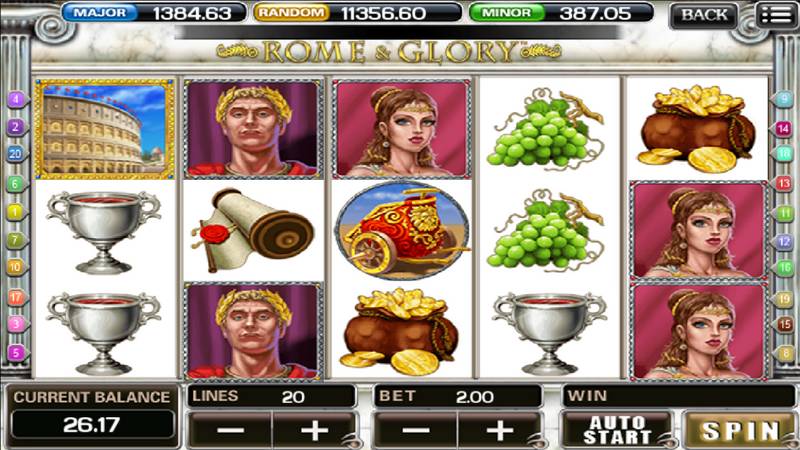 Unlock Ancient Riches with Rome & Glory Slot Game