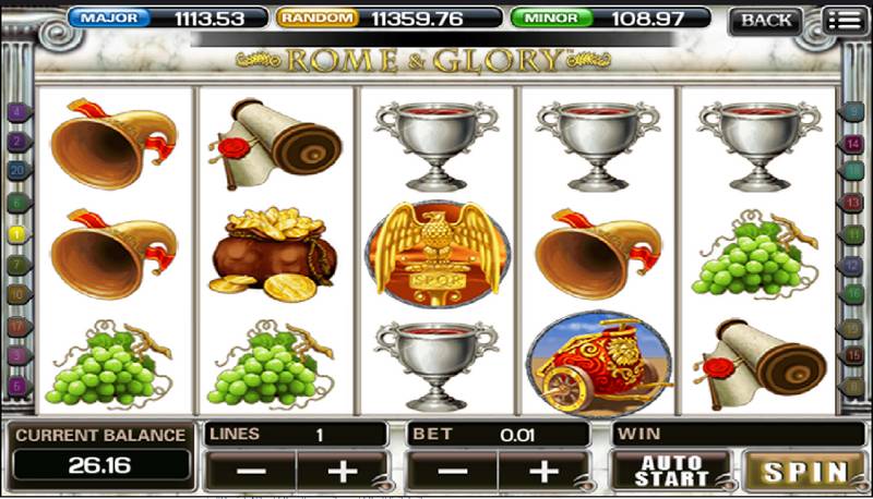 Rome and Glory slot game