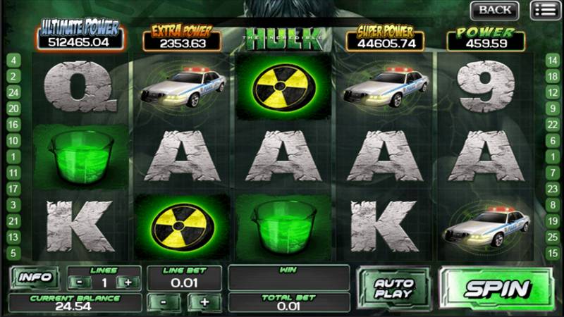 Incredible Hulk Slot Machine Game 009