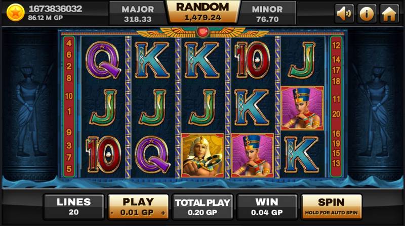 Unlock secrets of Pharaohs in slot game