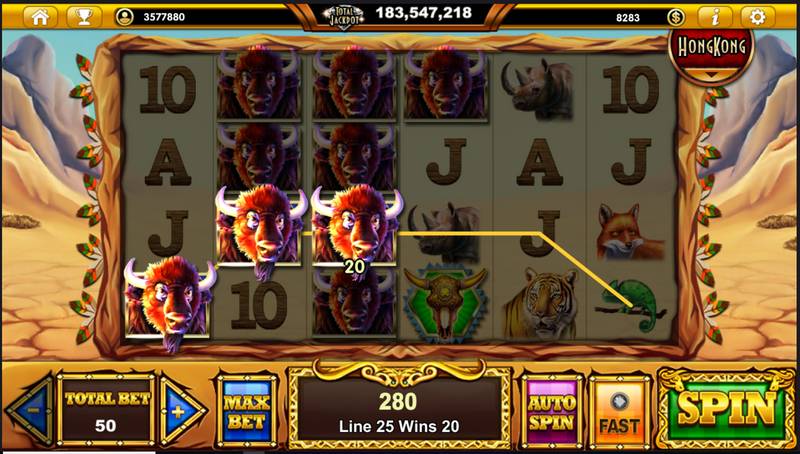 Buffalo Blaze slot machine jackpot