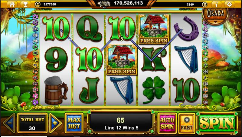 Gold Can prize in Clovers Tales Casino