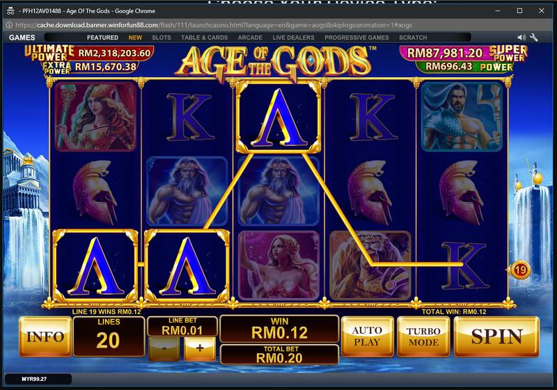 Age of the Gods Slot Game Image 4