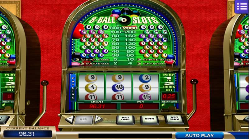 Maximizing winnings with 8-Ball Slots