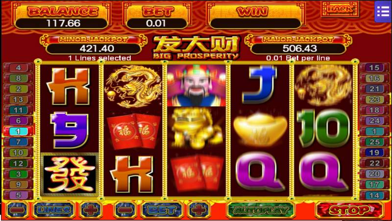 Big Prosperity Slot Game Graphic