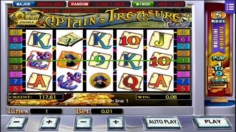 Captain's Treasure Slot