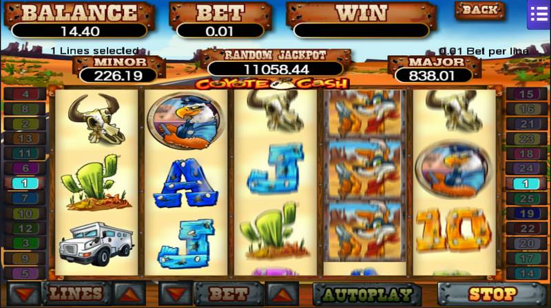 Coyote Cash Casino Jackpot Games