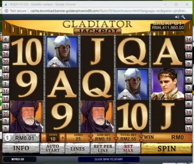 Unlock the Jackpot with Gladiator!