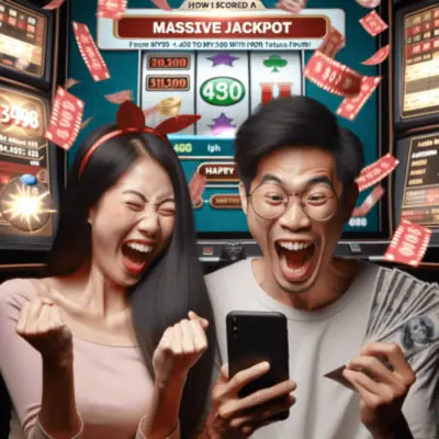 Screenshot of the winning spin on Dolphin Reef