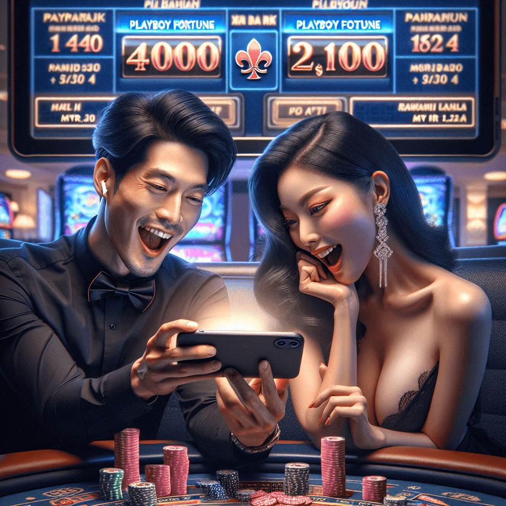 Playboy Fortune Four, 918kiss, online casino, jackpot, win big, MYR 410, MYR 2,000, slot game, bonus features