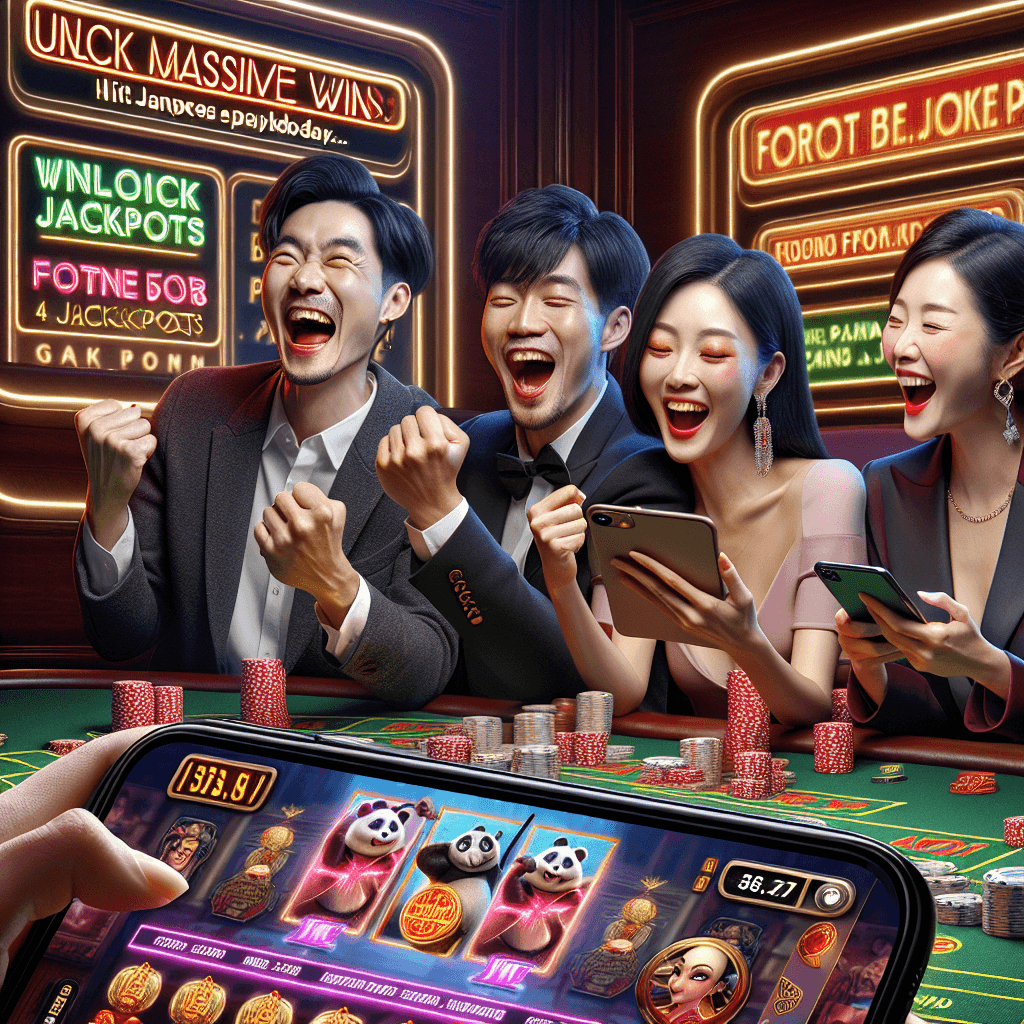 918Kiss, Panda Magic, Fortune Four, online casino, win big, jackpot strategies, how to win big, Playboy slots