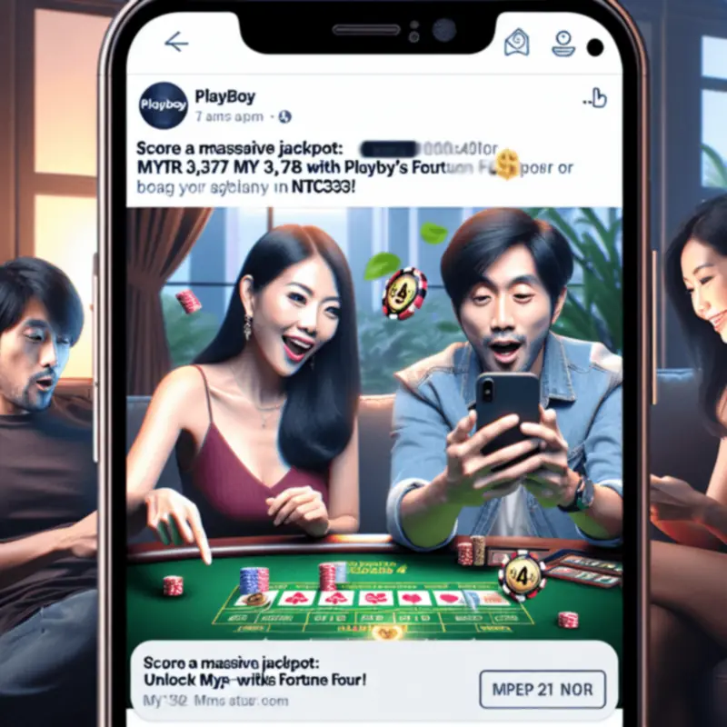 Unlock MYR 3,378 Jackpot with Playboy’s Fortune Four on NTC33 - Win Big!