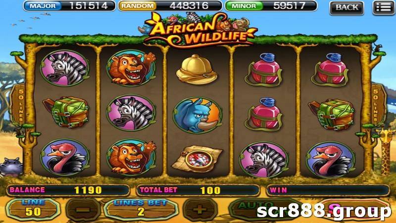 Win Big with SCR888's Africa Wildlife Slot Game