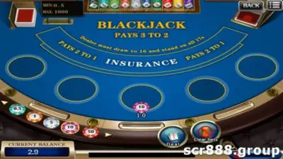 Win Big with SCR888's Blackjack!
