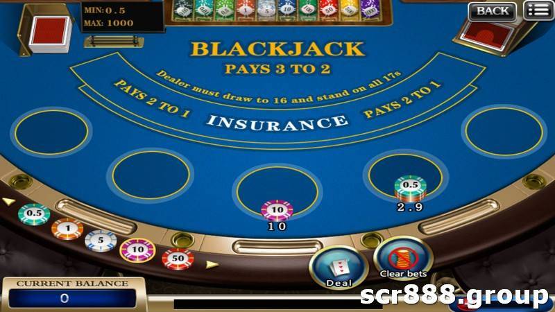 SCR888 Blackjack game