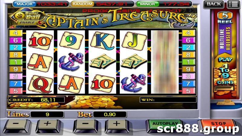 Winning big on Captain's Slot with SCR888/918Kiss