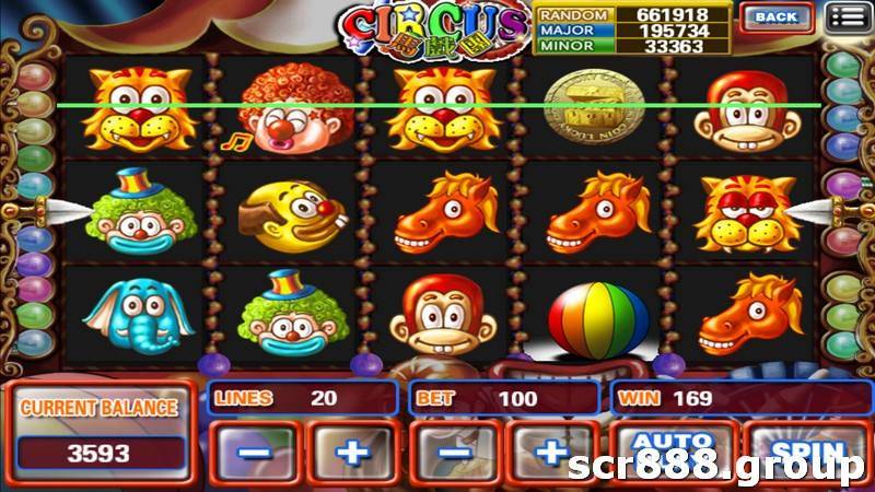 Join the fun at SCR888's Circus Slot