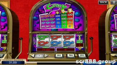 Win Big with SCR 888's Crazy 7 Slot !