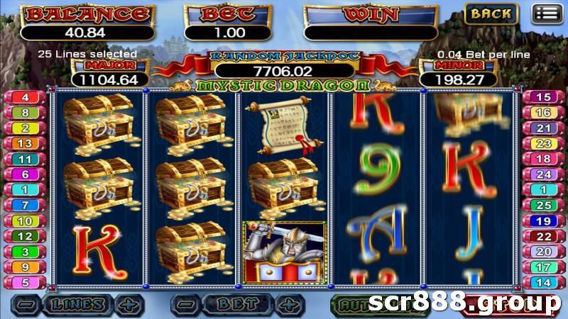 SCR888's Dragon online slot game