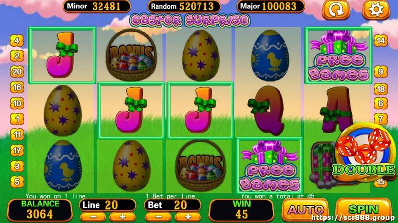 Easter Bonuses in 918kiss Slot