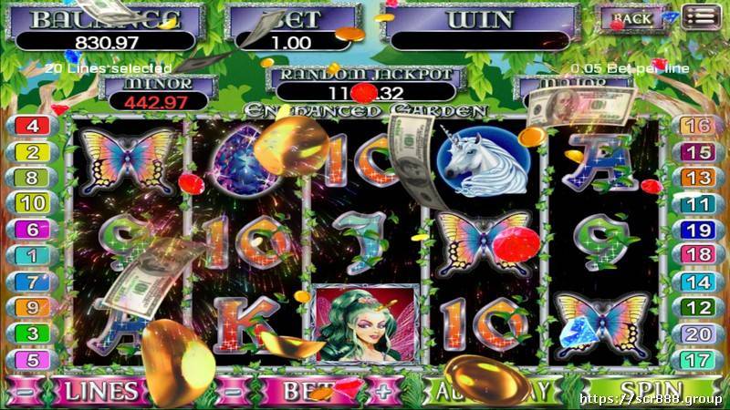 Experience the beauty of SCR888's Garden Slot