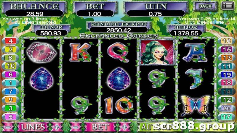 Play SCR888's Garden Slot for a chance to win 5,000 coins