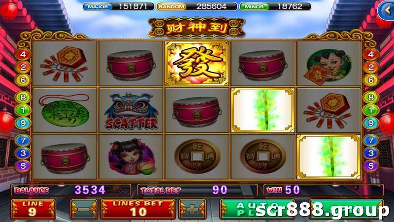 SC888's God Of Wealth slot