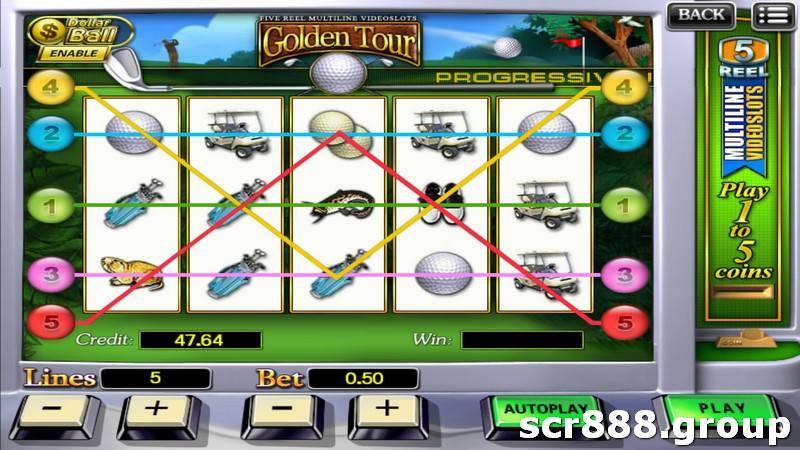 Game Image 5 of SCR888's (918 Kiss) Golden Tour Slot