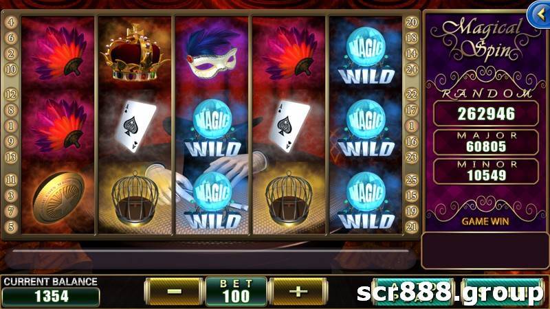 Winning big on SCR888's Magic Spin