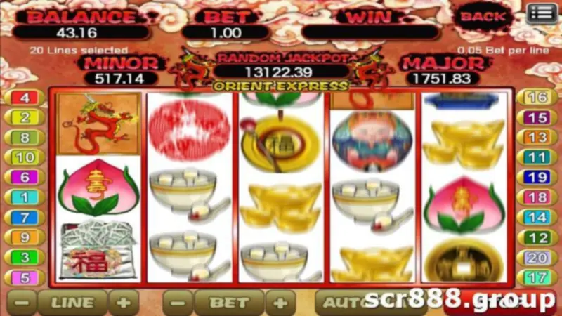 Explore the Orient with SCR888's Orient Express Slot Game