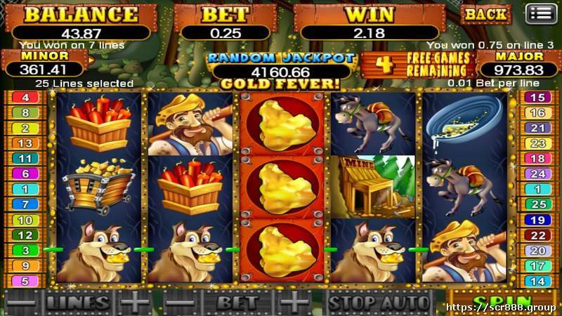 SCR888's Pay Dirt Slot Game