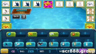 Swim with Sharks in SCR888's 918 Kiss