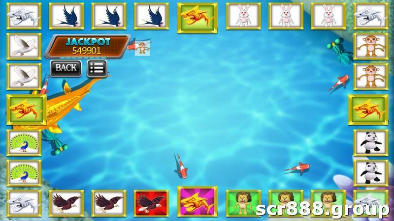 Unlock bonuses in SCR888's Shark Game