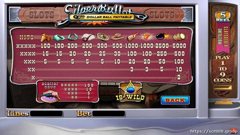 Experience the thrill of SCR888's Silver Bullet Slot