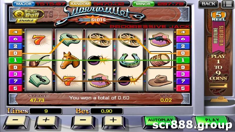 Unlock free spins in SCR888's Silver Bullet Slot