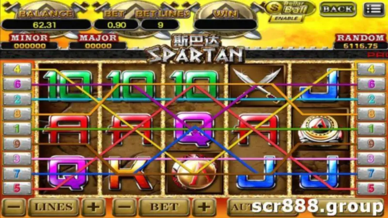 Play SCR888's Spartan Slot Now