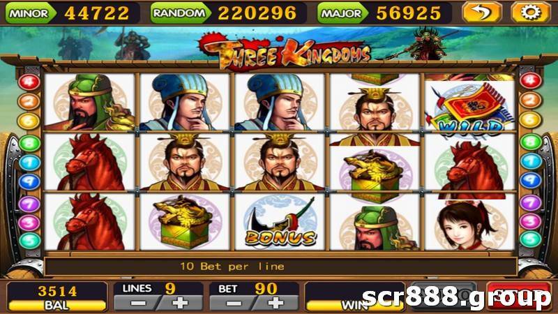 SCR888 Three Kingdoms slot game