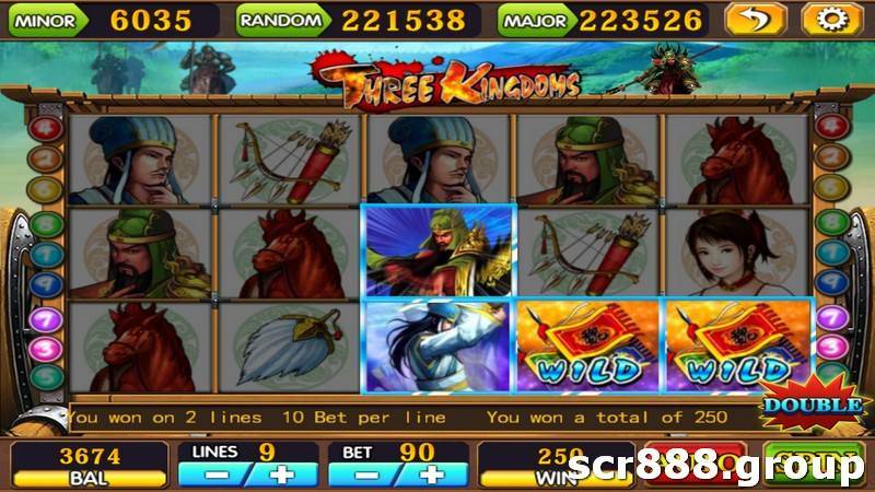 Master Three Kingdoms Slot for epic wins