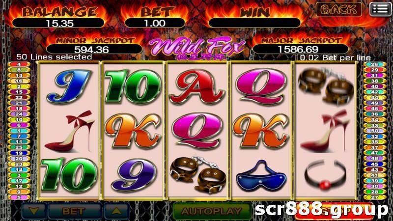 SCR888's Wild Fox slot game image